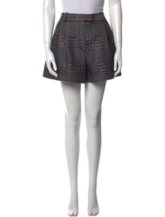 3.1 Phillip Lim Plaid Print Mini Shorts