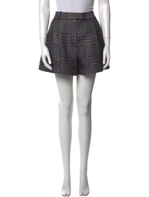 3.1 Phillip Lim Plaid Print Mini Shorts