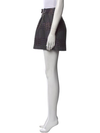 3.1 Phillip Lim Plaid Print Mini Shorts