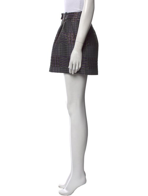3.1 Phillip Lim Plaid Print Mini Shorts