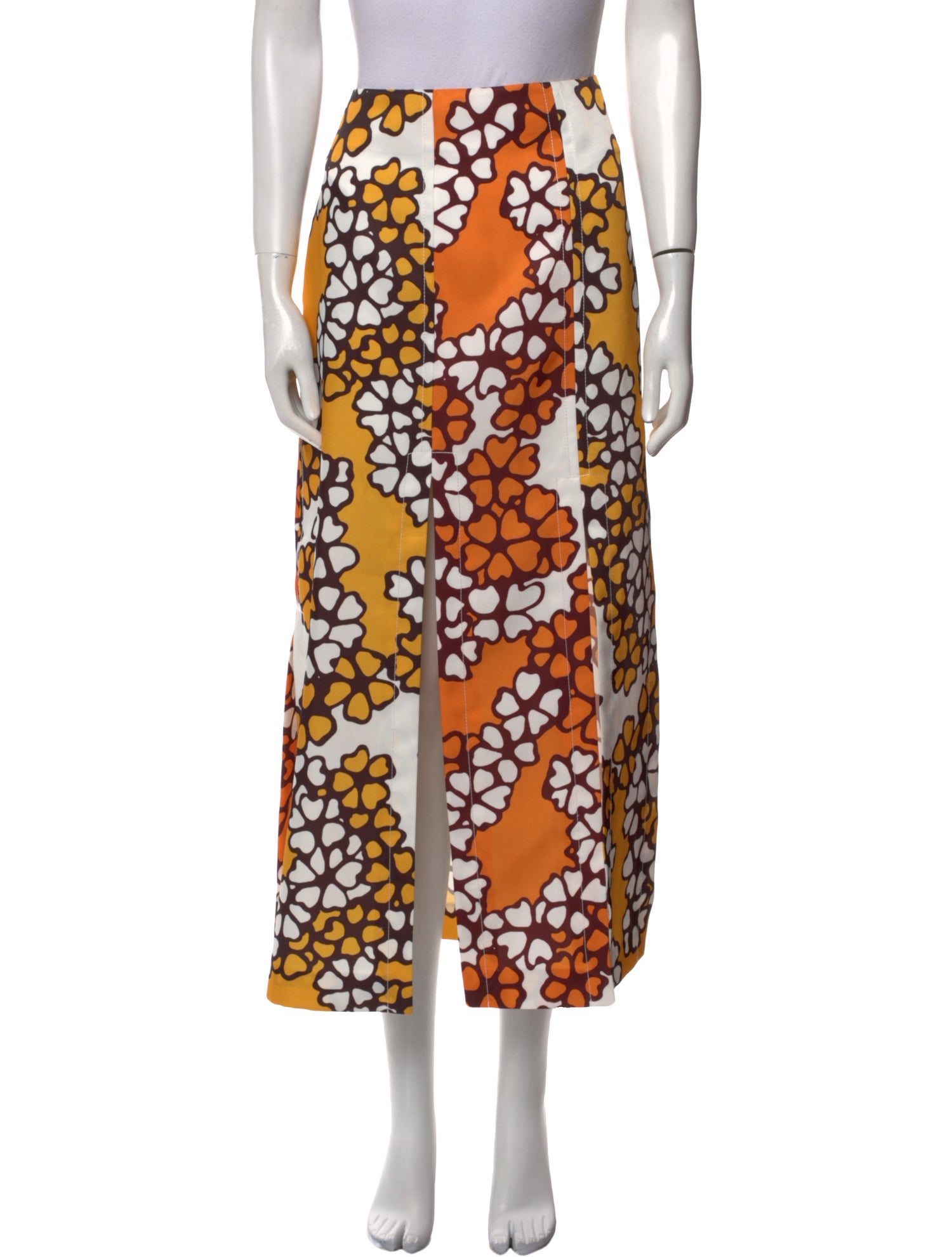 3.1 Phillip Lim Printed Midi Length Skirt