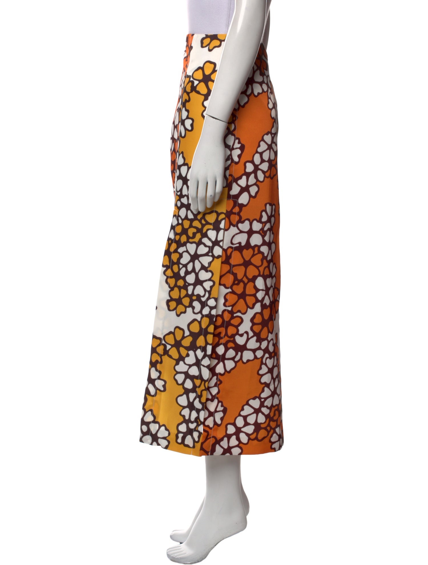 3.1 Phillip Lim Printed Midi Length Skirt