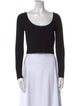 3.1 Phillip Lim Wool Scoop Neck Crop Top