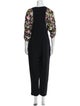 3.1 Phillip Lim Floral Print Crew Neck Jumpsuit
