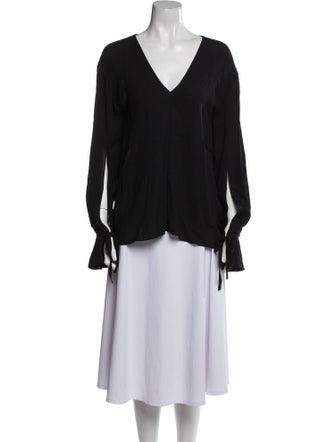 3.1 Phillip Lim Silk V-Neck Blouse