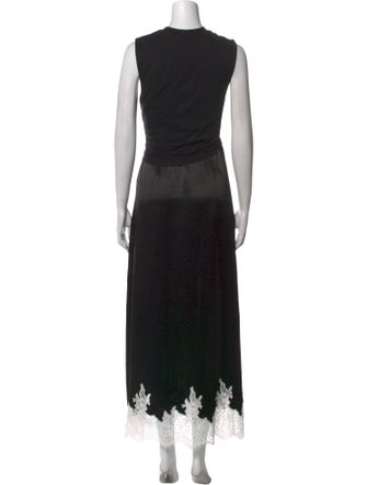 3.1 Phillip Lim Crew Neck Long Dress