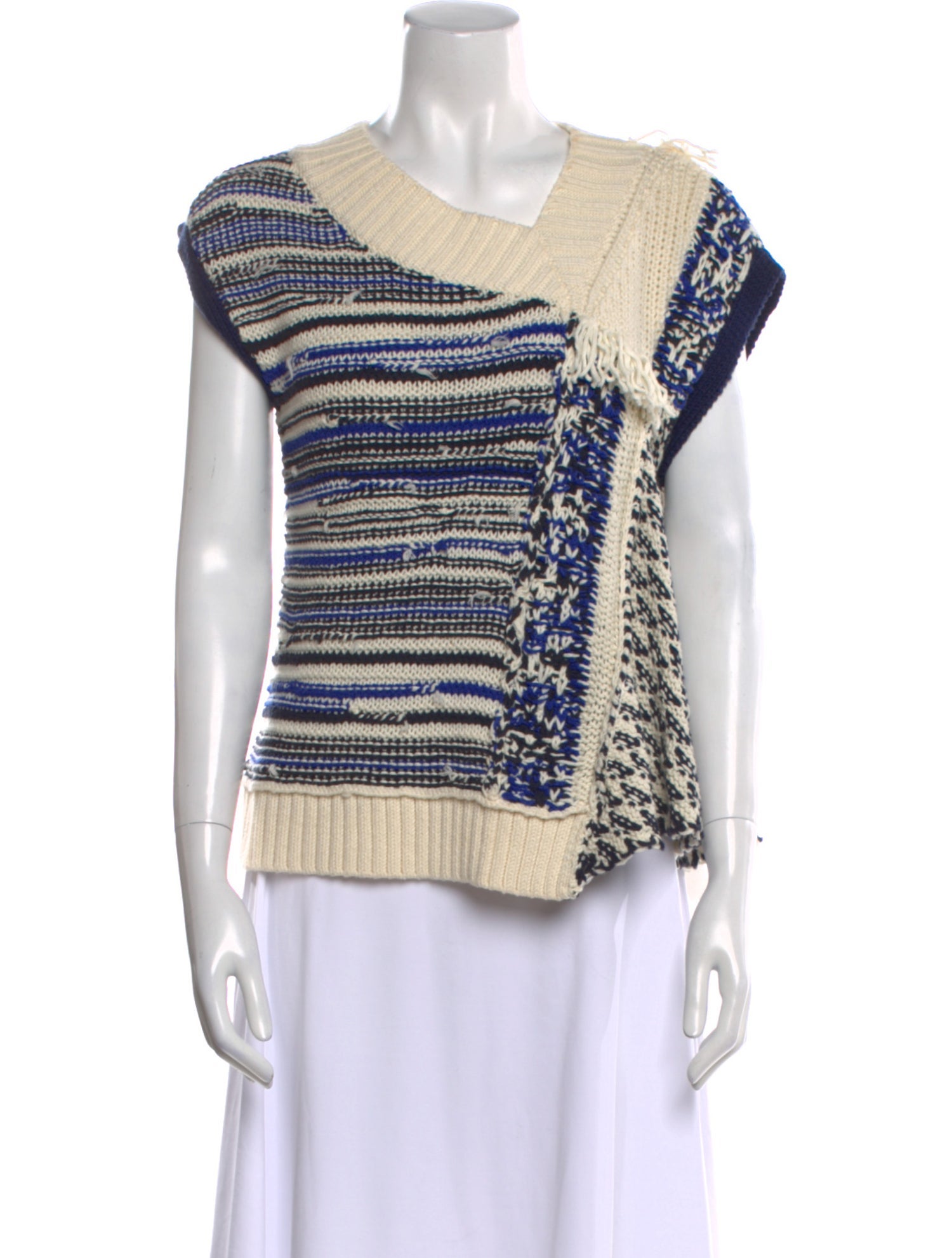 3.1 Phillip Lim Striped Scoop Neck Sweater