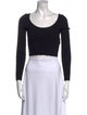 3.1 Phillip Lim Wool Scoop Neck Crop Top