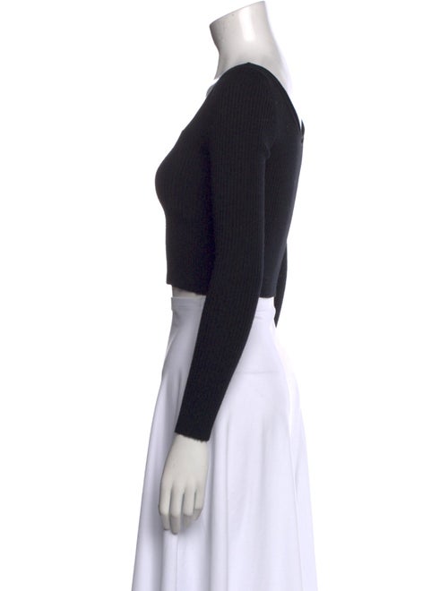 3.1 Phillip Lim Wool Scoop Neck Crop Top