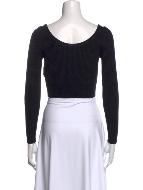 3.1 Phillip Lim Wool Scoop Neck Crop Top