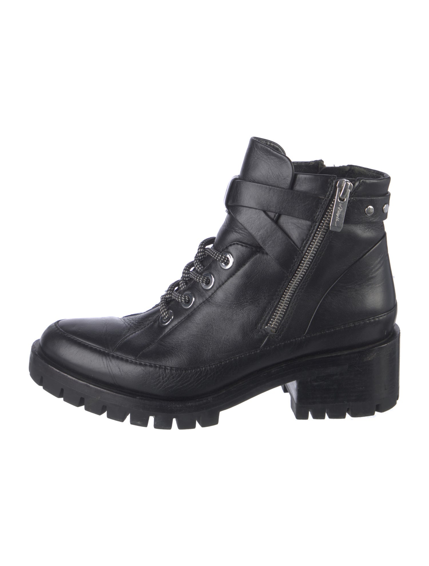 3.1 Phillip Lim Leather Combat Boots