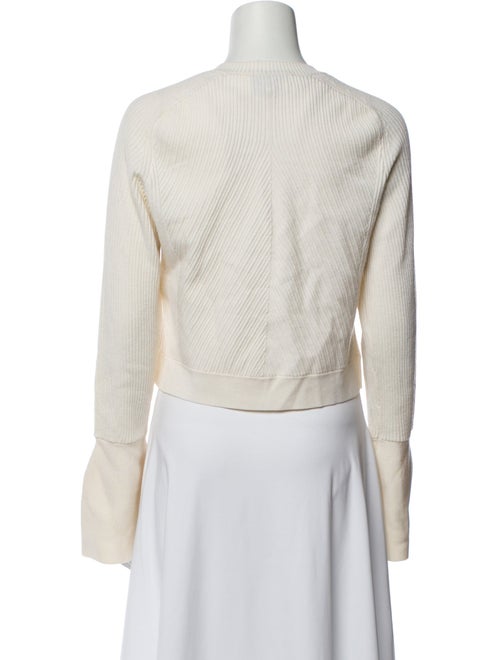 3.1 Phillip Lim Merino Wool Crew Neck Crop Top