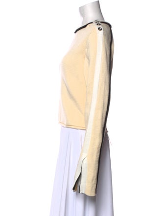 3.1 Phillip Lim Bateau Neckline Long Sleeve Sweatshirt