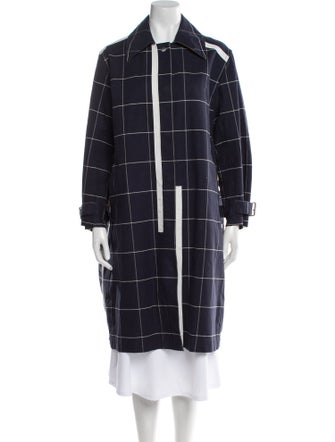 3.1 Phillip Lim Plaid Print Trench Coat