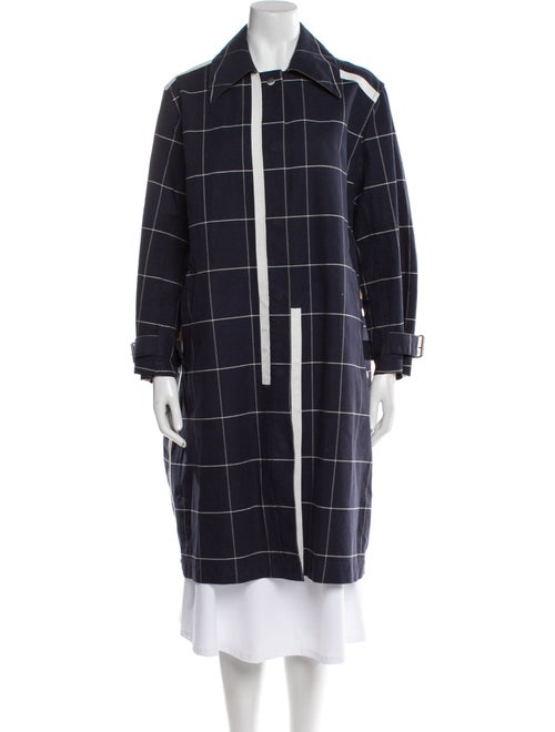 3.1 Phillip Lim Plaid Print Trench Coat