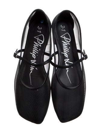 3.1 Phillip Lim Mesh Mary Jane Flats
