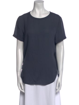 3.1 Phillip Lim Silk Scoop Neck T-Shirt