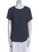 3.1 Phillip Lim Silk Scoop Neck T-Shirt
