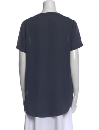 3.1 Phillip Lim Silk Scoop Neck T-Shirt