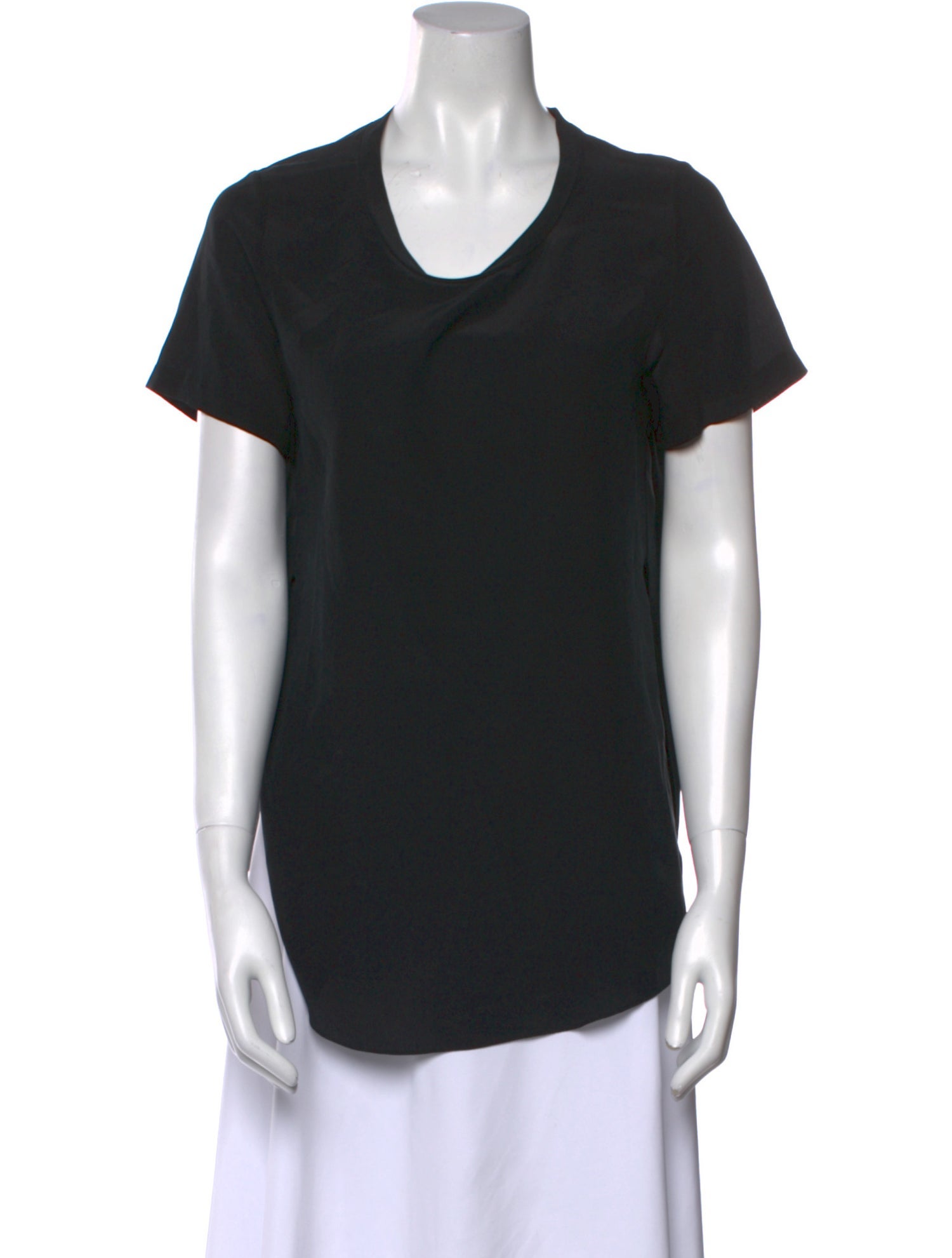 3.1 Phillip Lim Silk V-Neck T-Shirt