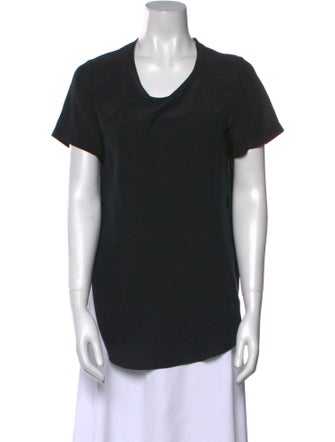 3.1 Phillip Lim Silk V-Neck T-Shirt