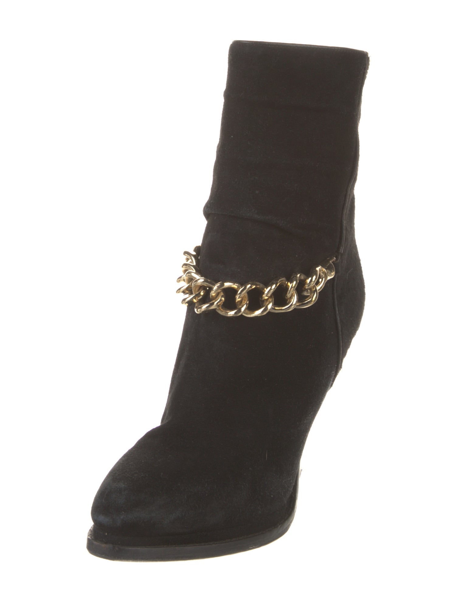 3.1 Phillip Lim Ponyhair Chain-Link Accents Boots