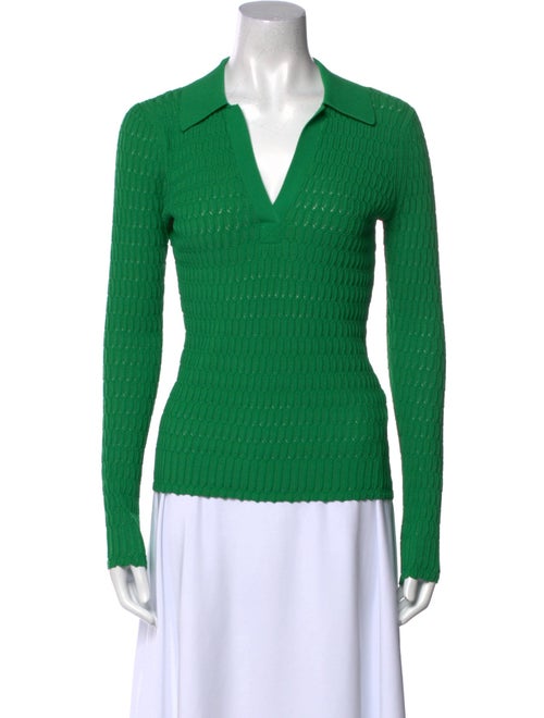 3.1 Phillip Lim V-Neck Long Sleeve Polo