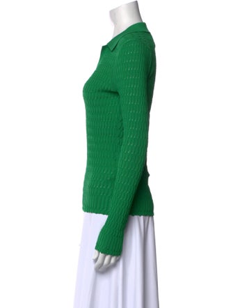 3.1 Phillip Lim V-Neck Long Sleeve Polo