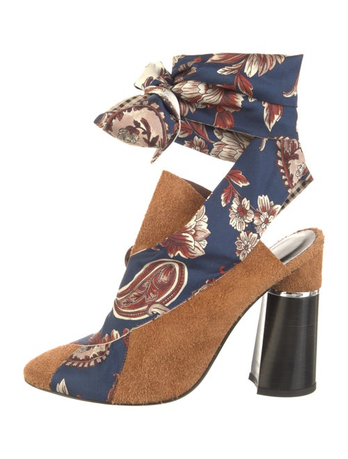 3.1 Phillip Lim Suede Animal Print Pumps