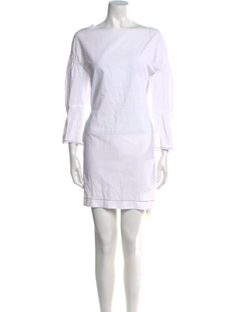 3.1 Phillip Lim Bateau Neckline Knee-Length Dress