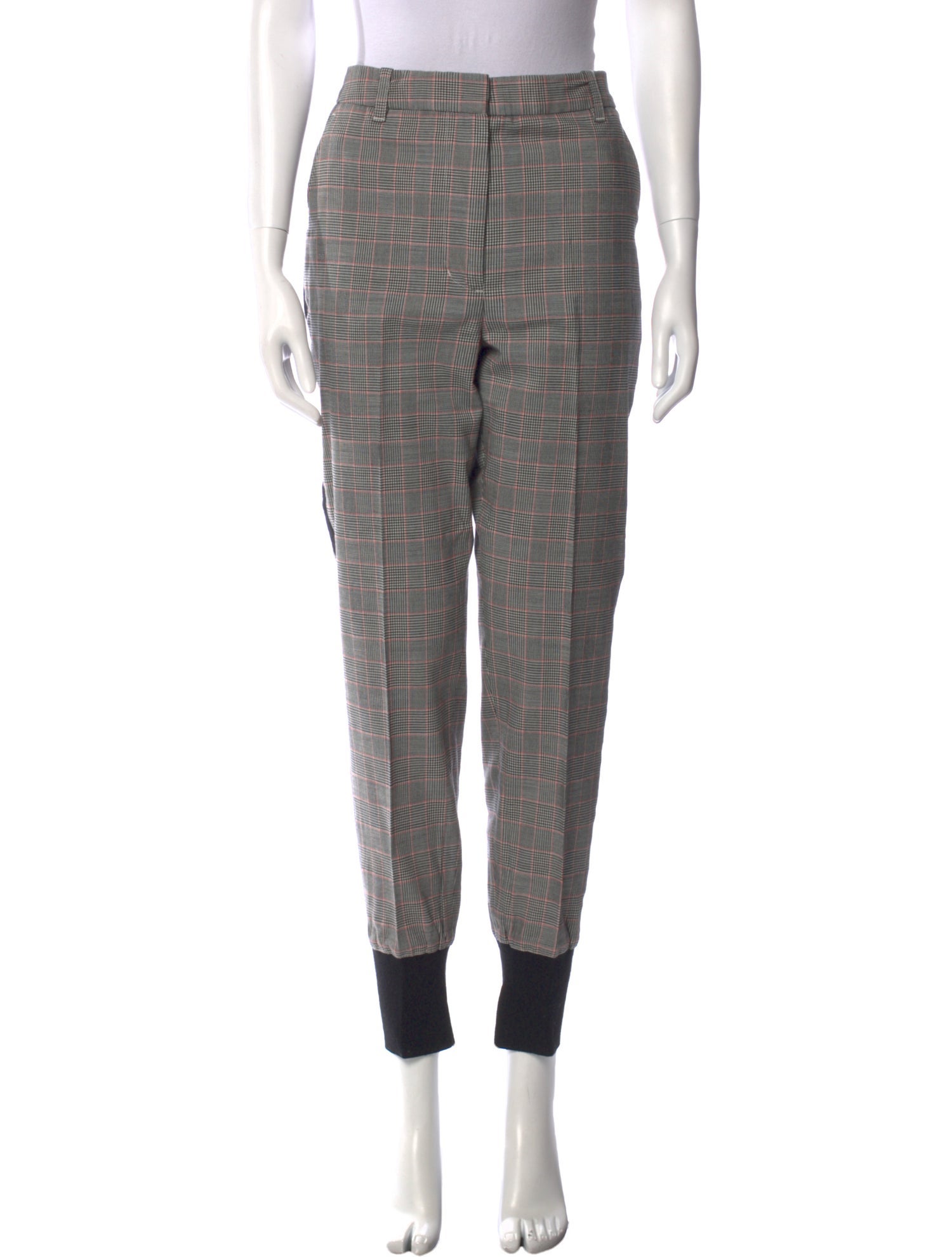 3.1 Phillip Lim Plaid Print Skinny Leg Pants
