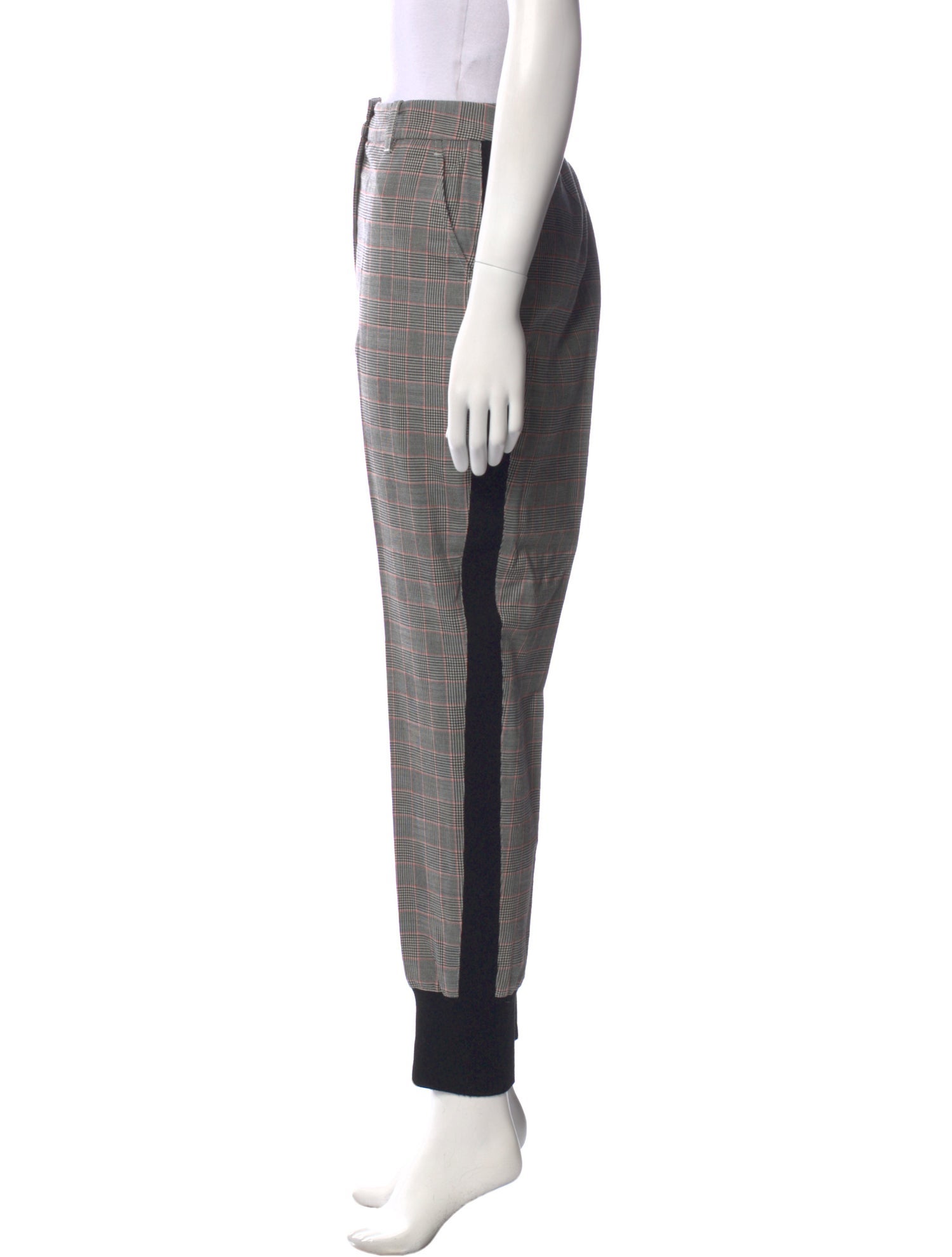 3.1 Phillip Lim Plaid Print Skinny Leg Pants