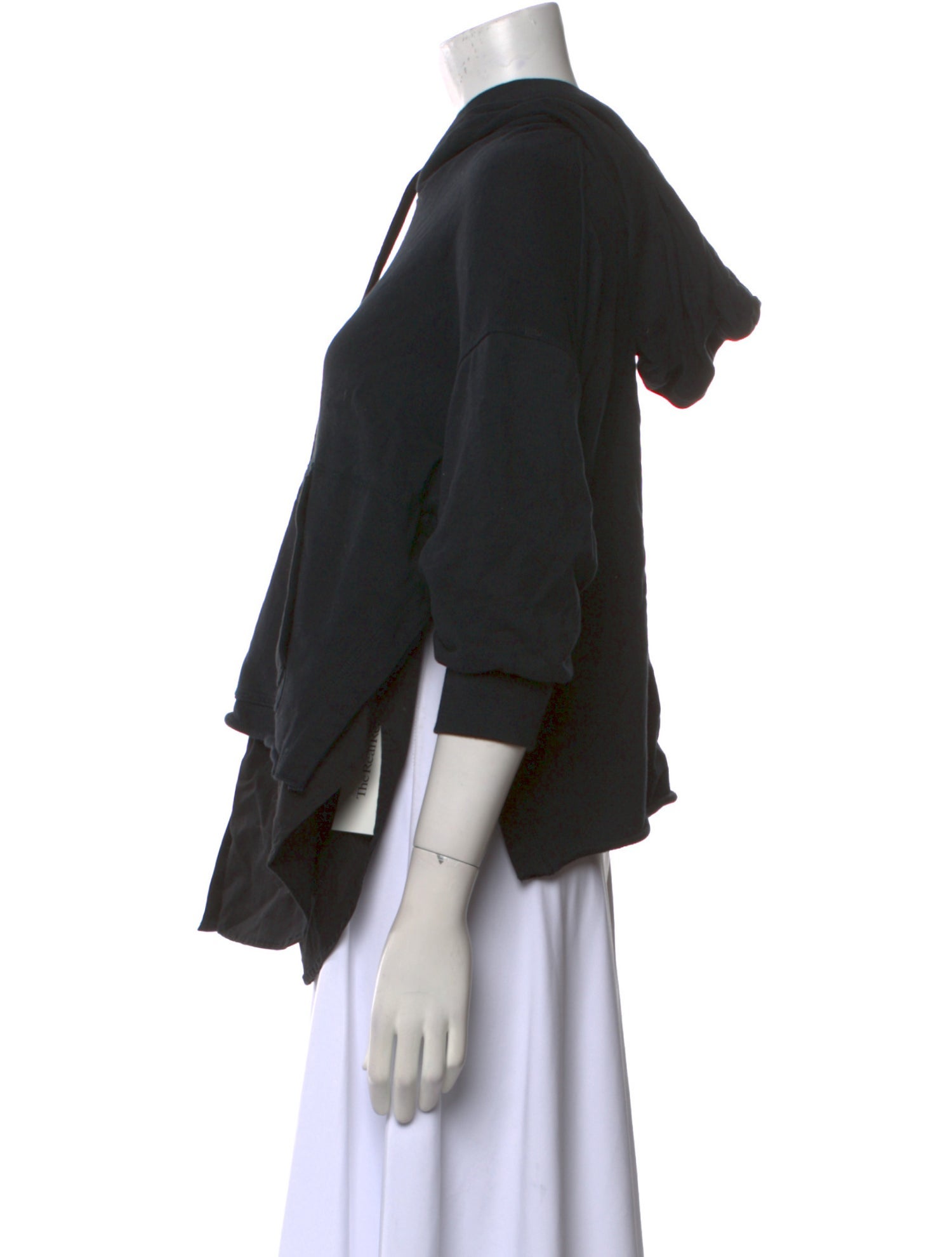 3.1 Phillip Lim Mock Neck Three-Quarter Sleeve Sweatshirt