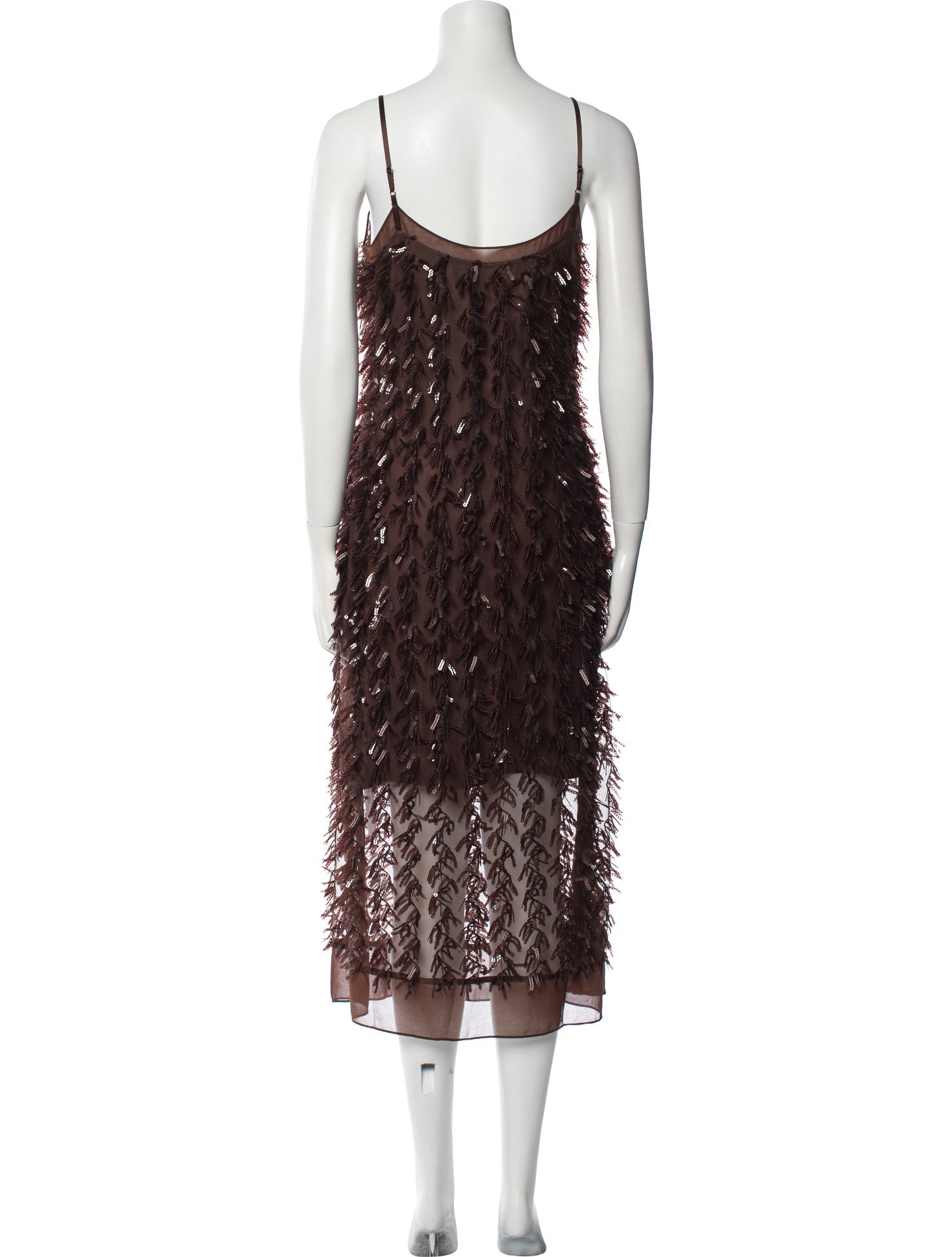 3.1 Phillip Lim Square Neckline Midi Length Dress