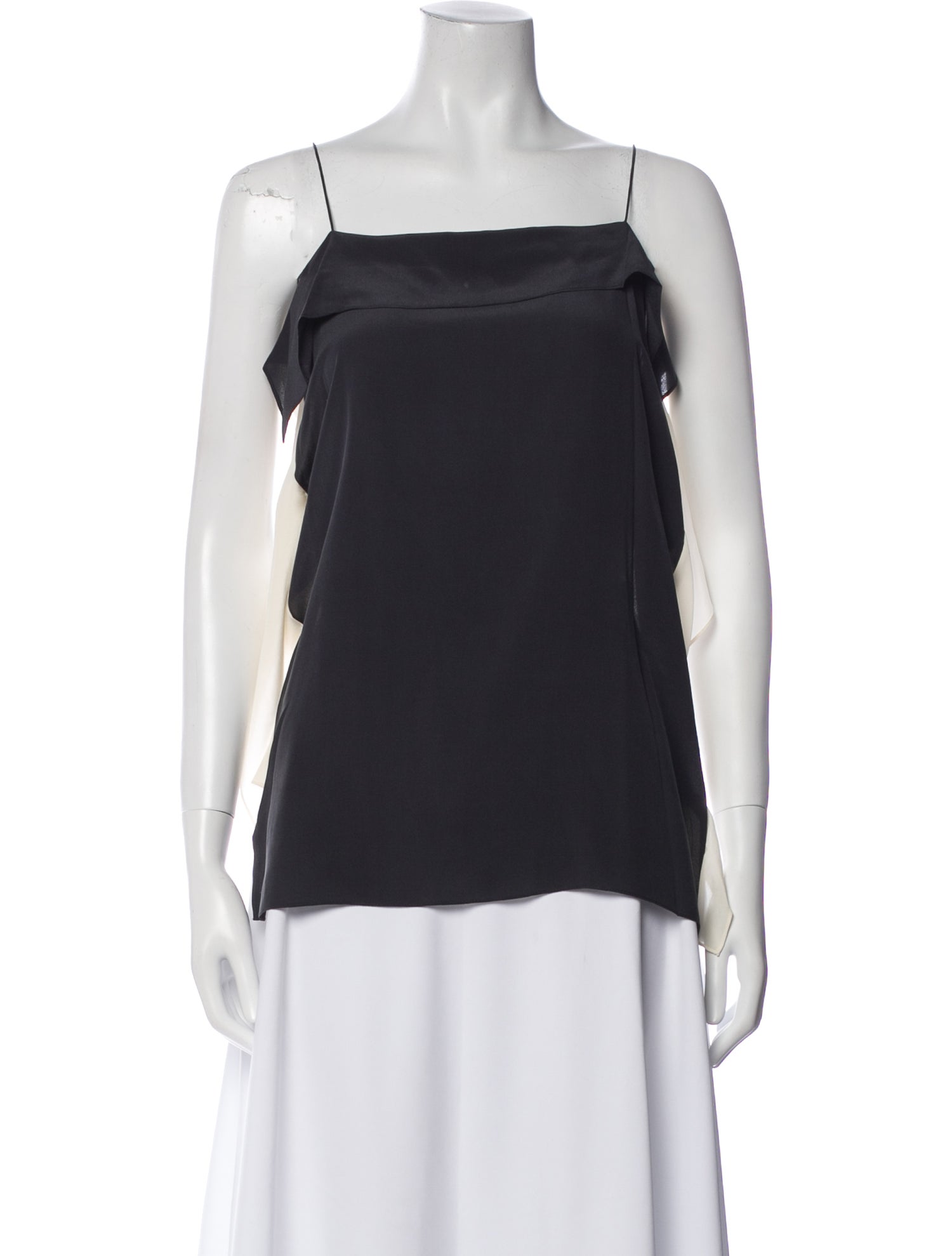 3.1 Phillip Lim Silk Square Neckline Top