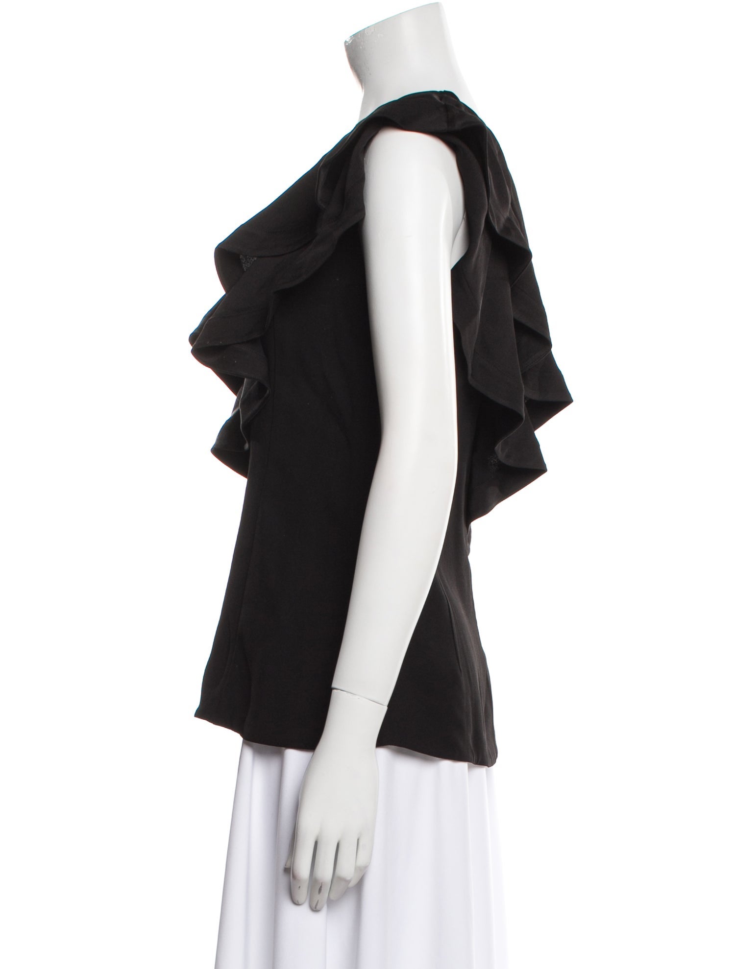 3.1 Phillip Lim One-Shoulder Short Sleeve Blouse