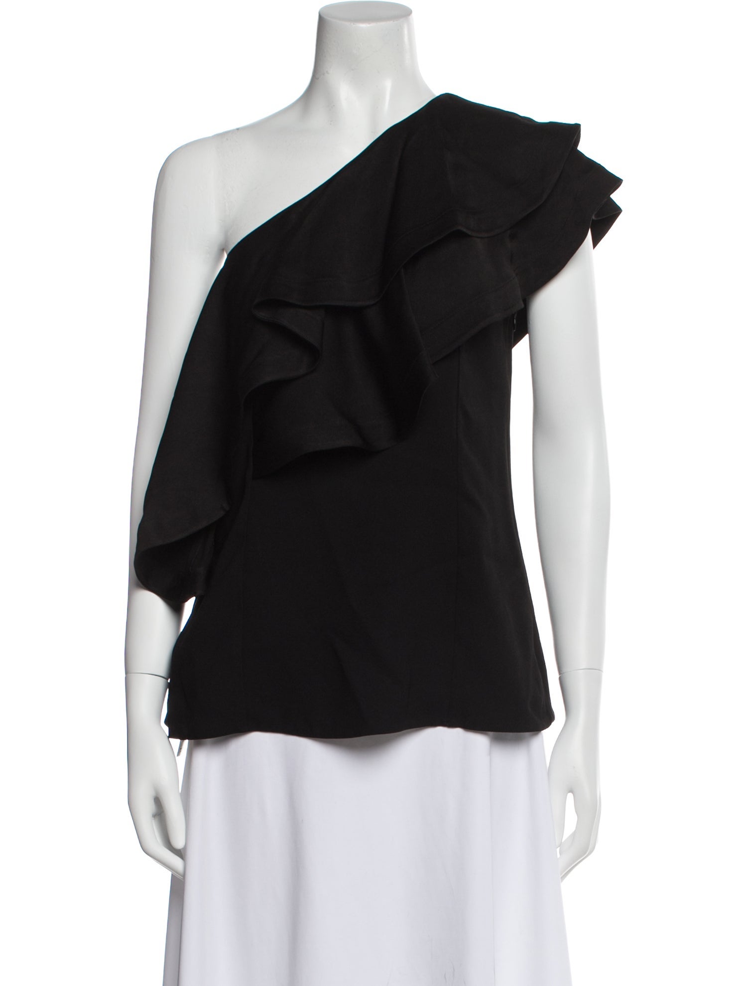 3.1 Phillip Lim One-Shoulder Short Sleeve Blouse w/ Tags