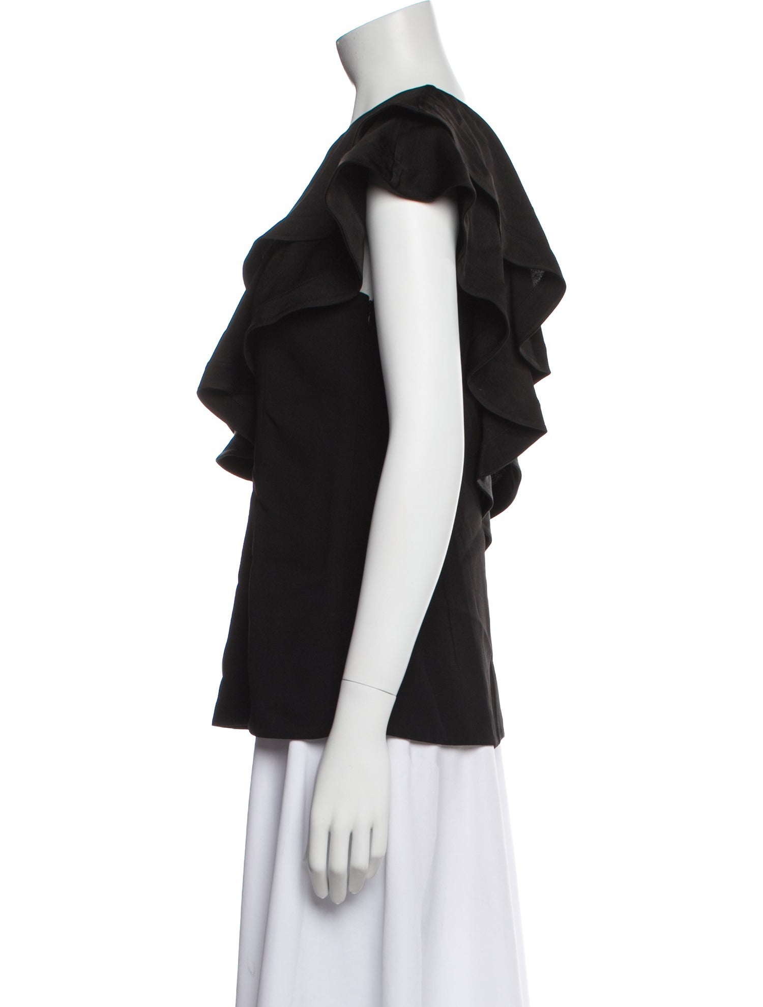 3.1 Phillip Lim One-Shoulder Short Sleeve Blouse w/ Tags