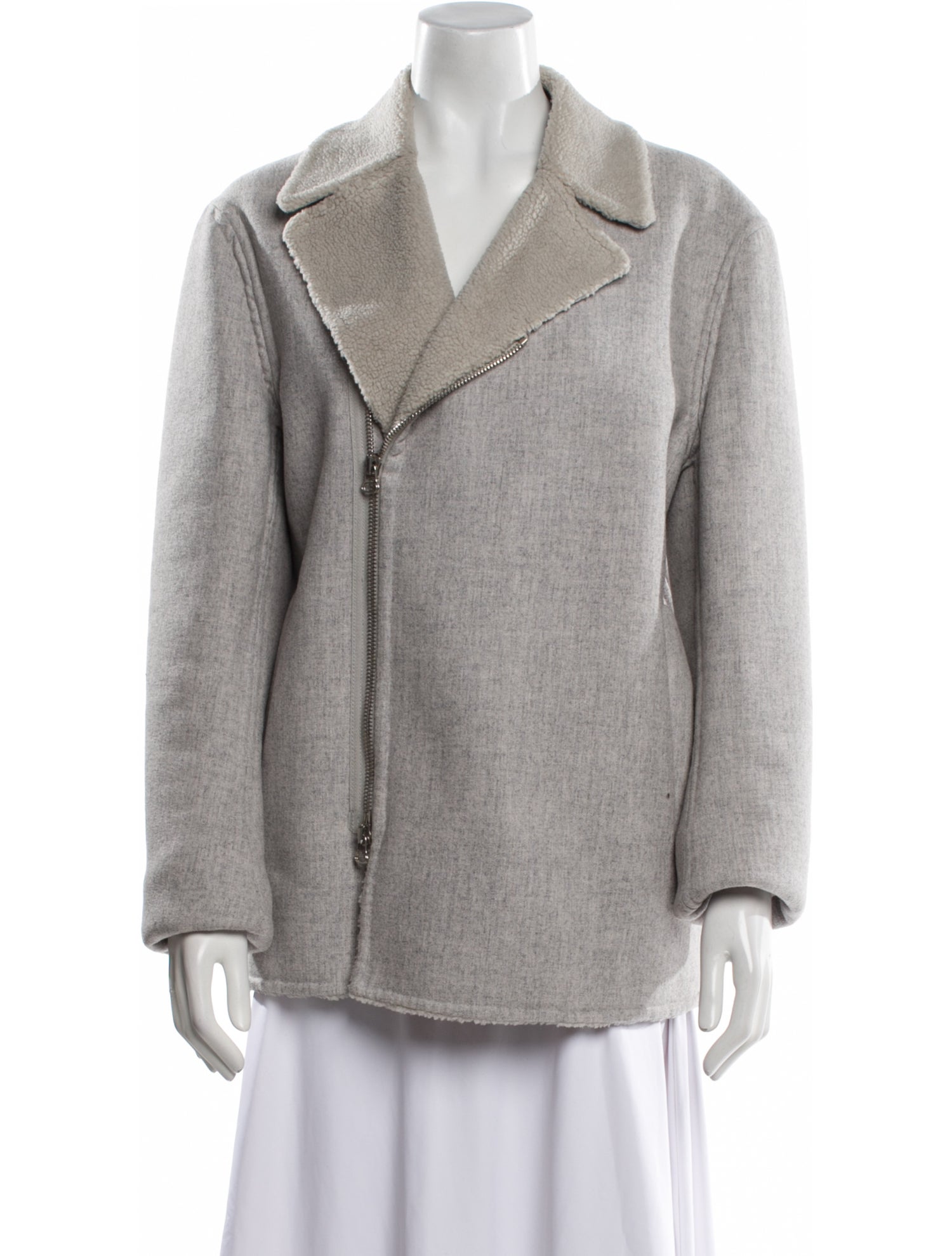 3.1 Phillip Lim Wool Faux Fur Jacket