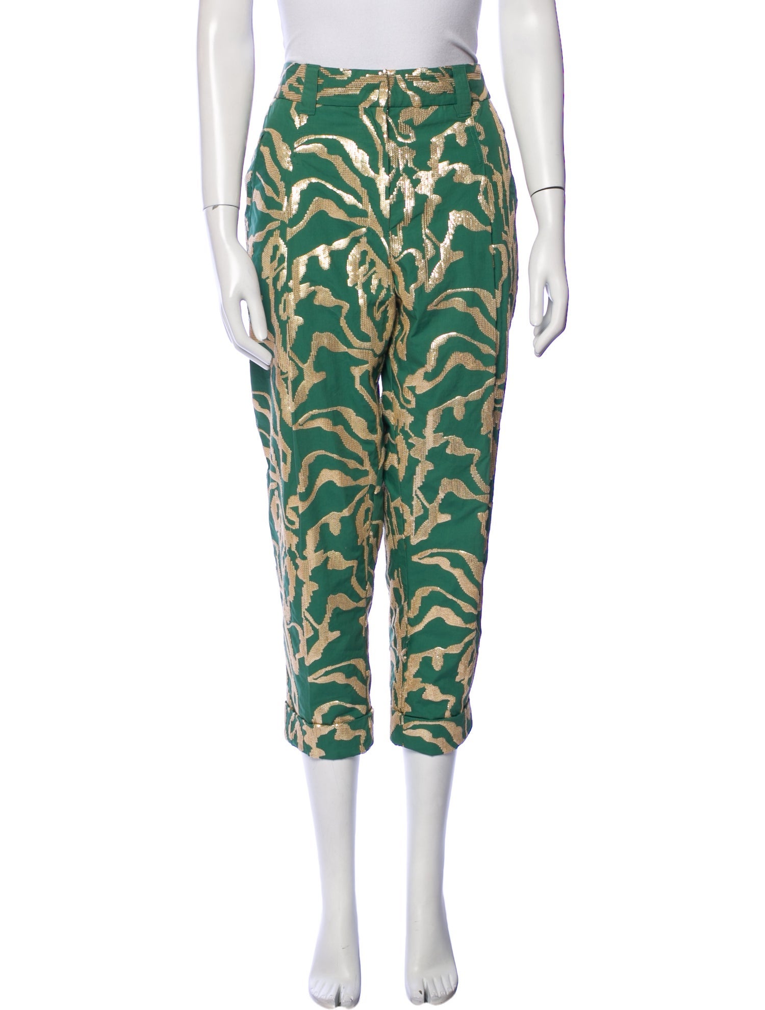 3.1 Phillip Lim Printed Straight Leg Pants
