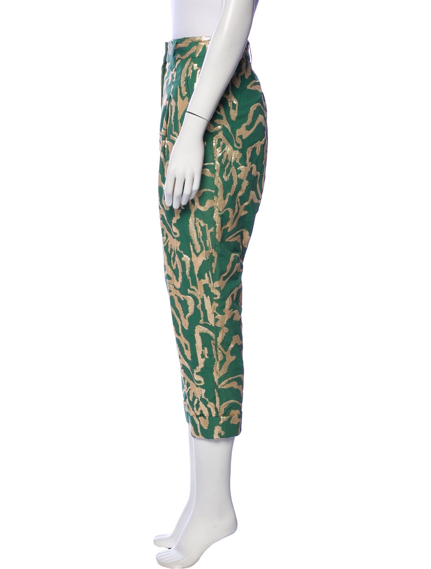 3.1 Phillip Lim Printed Straight Leg Pants