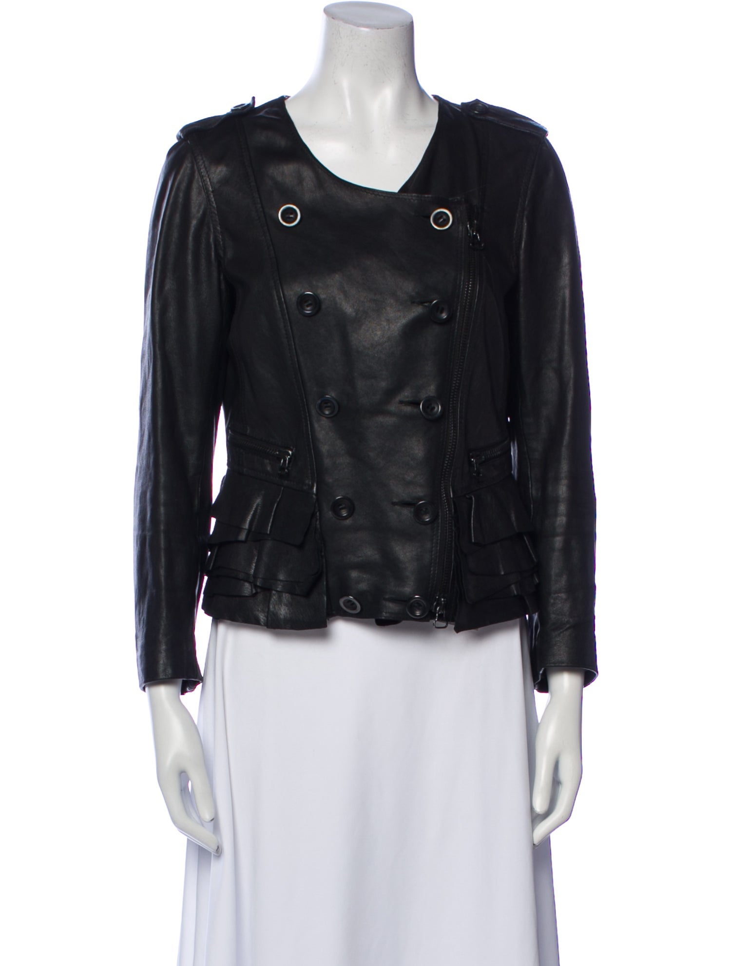 3.1 Phillip Lim Lamb Leather Evening Jacket