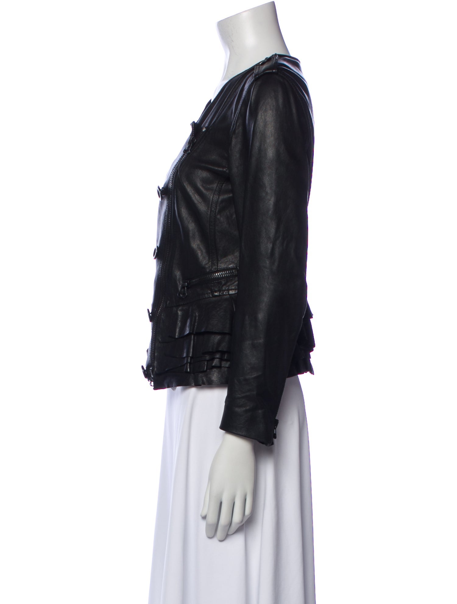 3.1 Phillip Lim Lamb Leather Evening Jacket