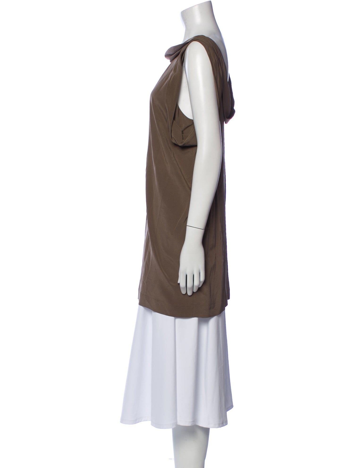 3.1 Phillip Lim Silk Bateau Neckline Tunic