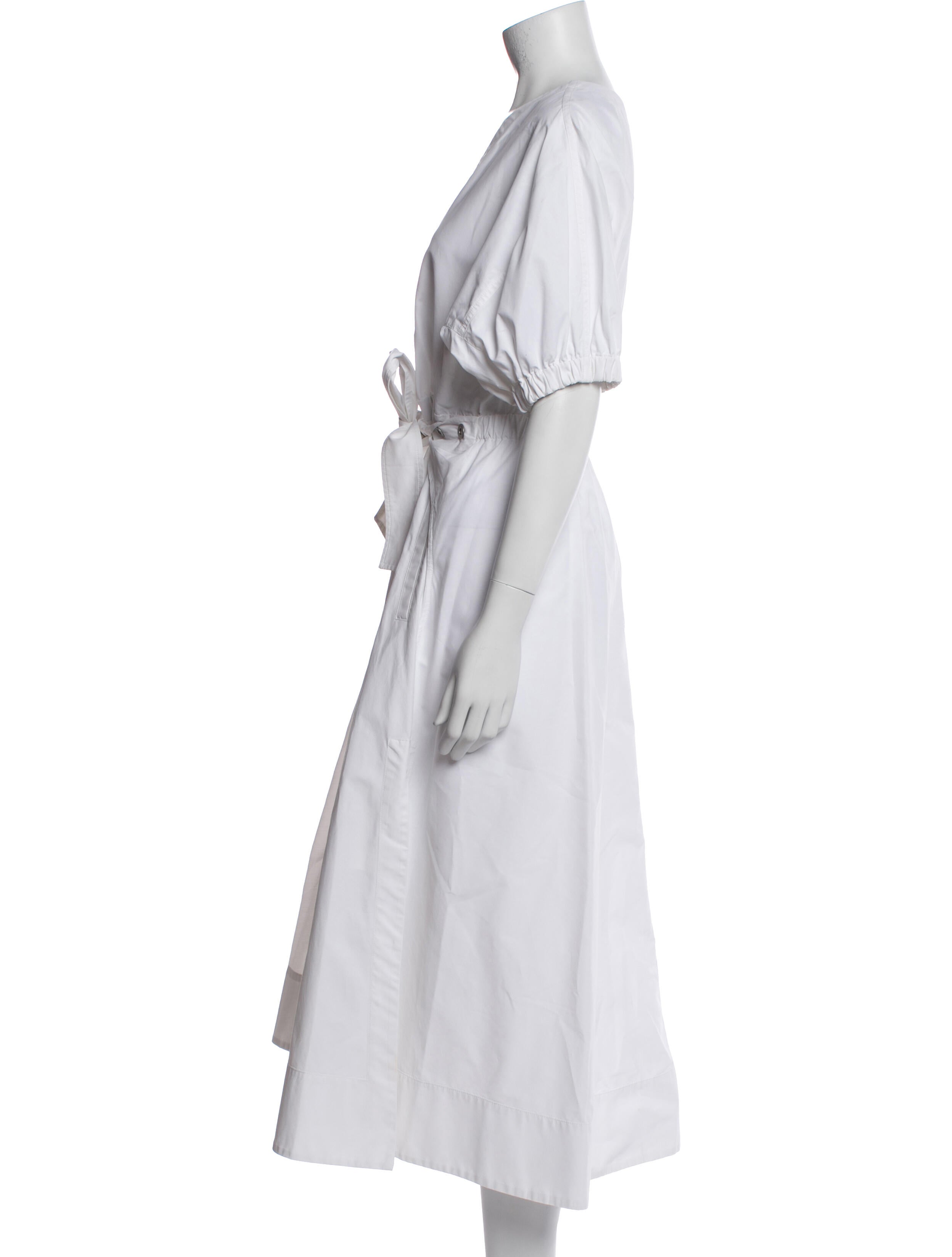 3.1 Phillip Lim V-Neck Midi Length Dress