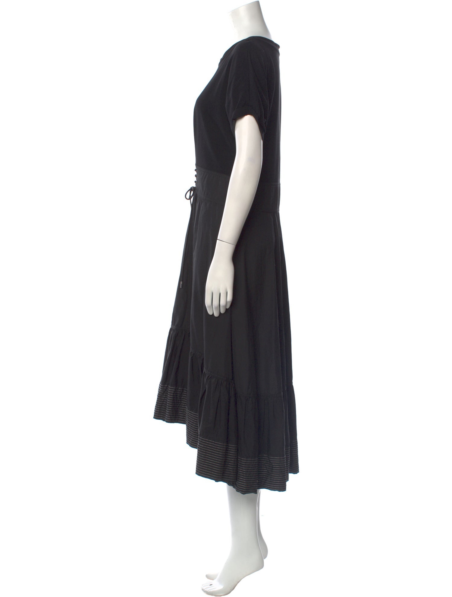 3.1 Phillip Lim Crew Neck Long Dress