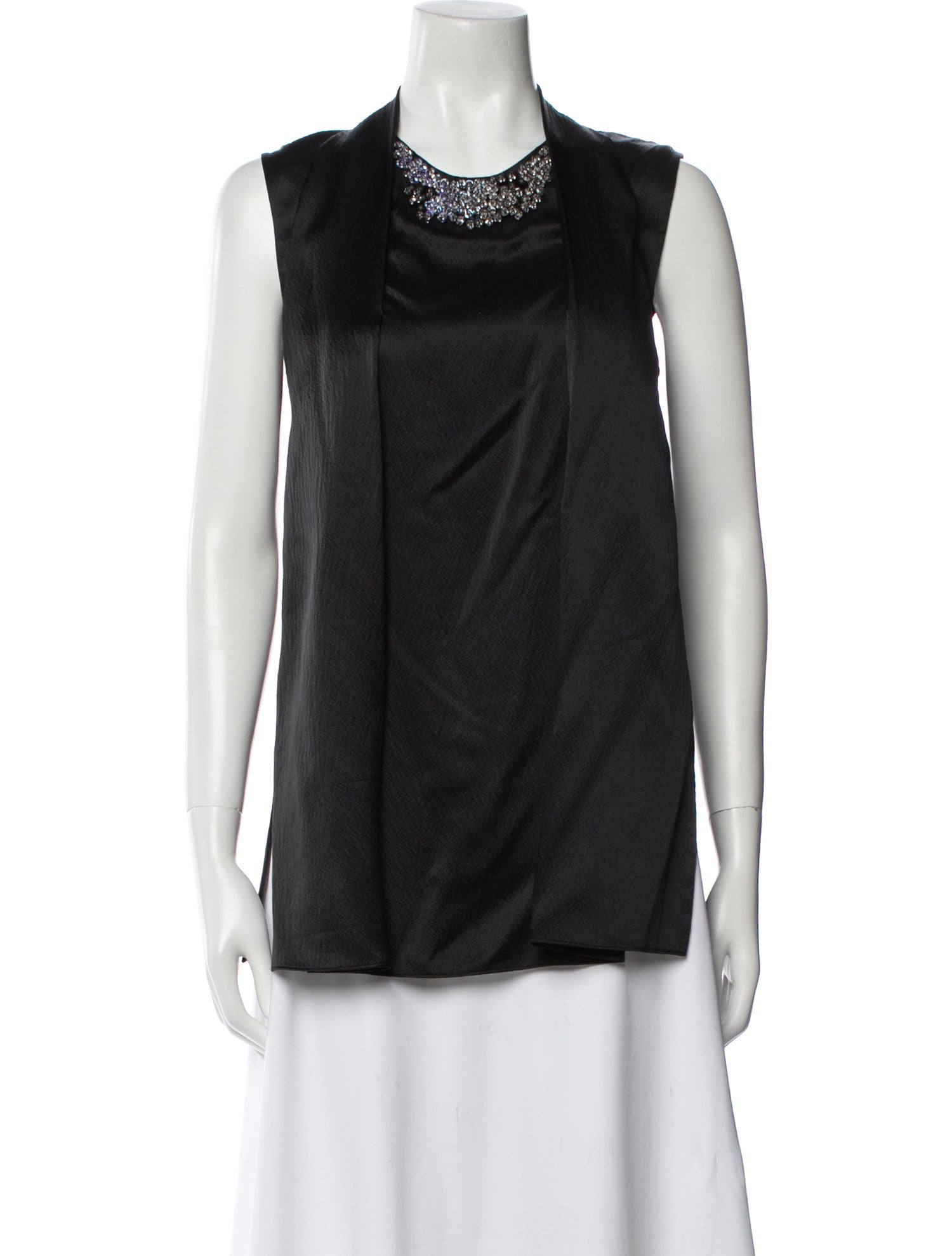 3.1 Phillip Lim Silk Crew Neck Top