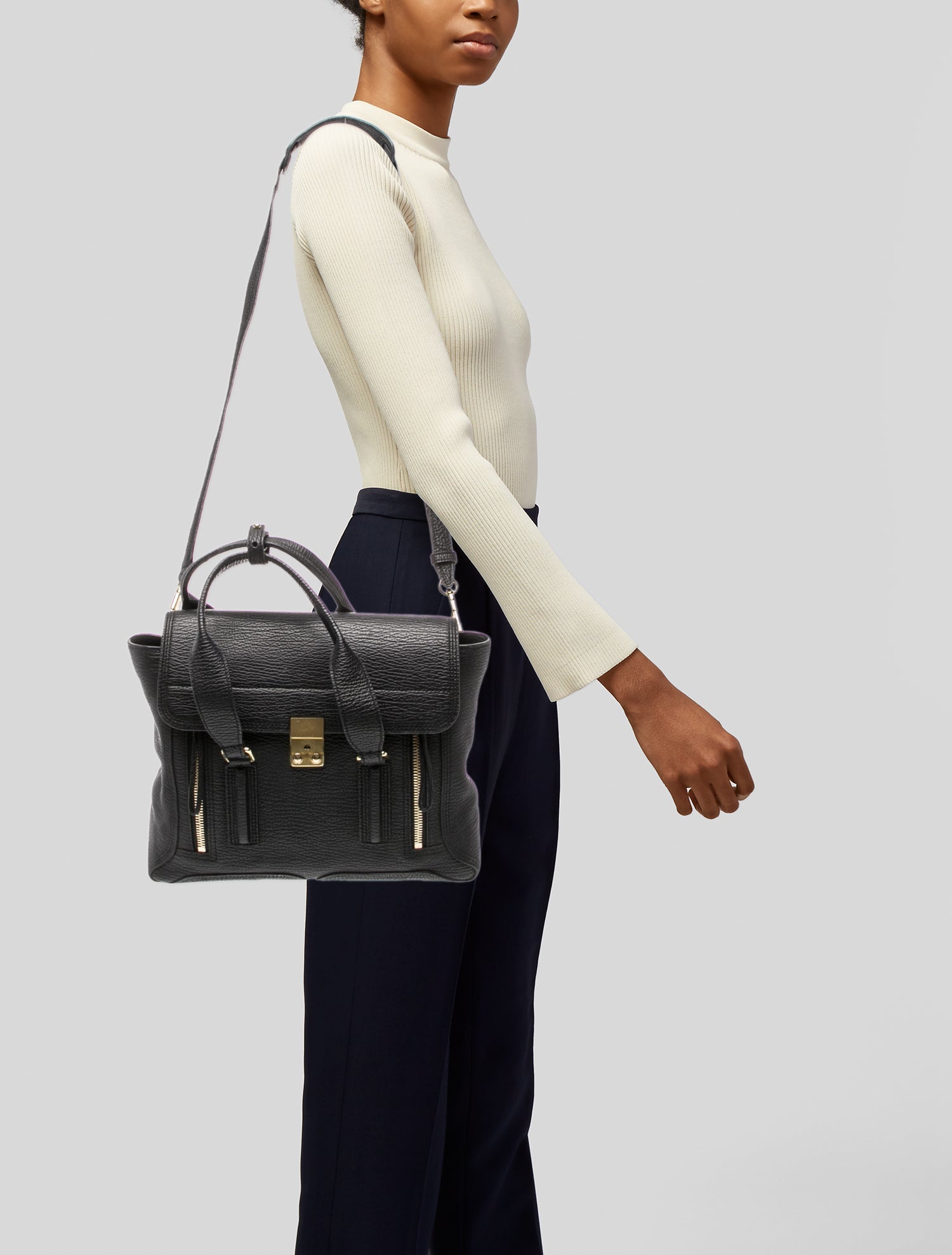 3.1 Phillip Lim Leather Top Handle Bag