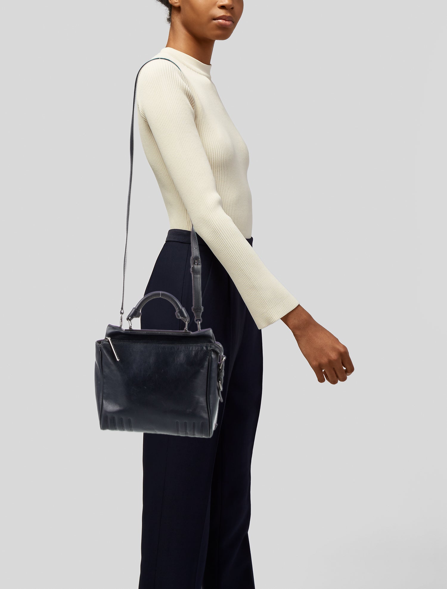 3.1 Phillip Lim Leather Top Handle Bag
