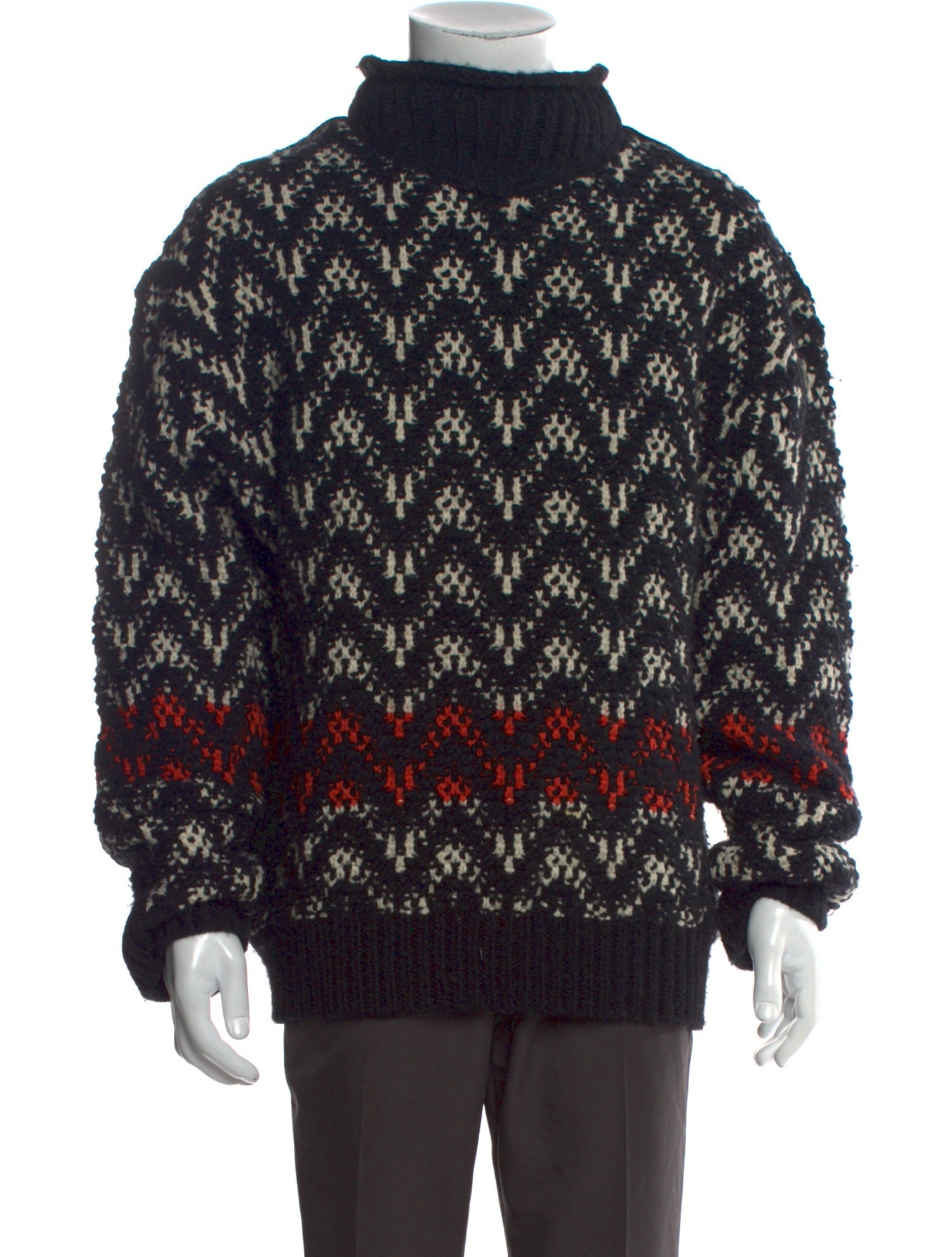 3.1 Phillip Lim Printed Turtleneck Pullover